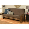 Craftsman Mission Morris Hardwood Sofa Futon Cocoa